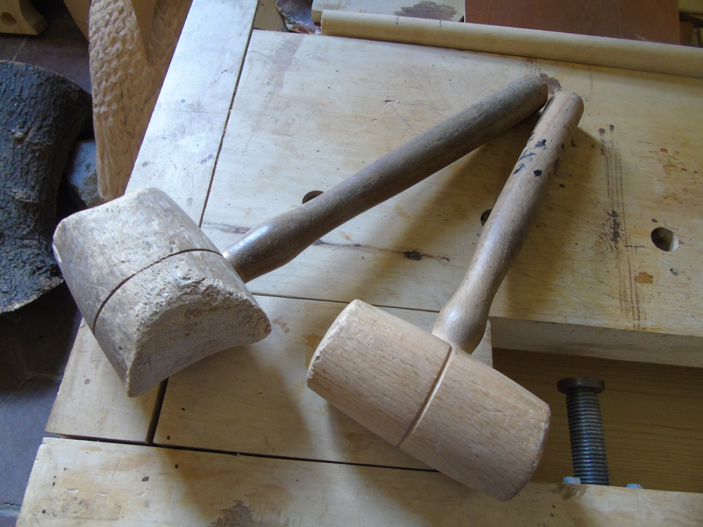 tools 2 Wooden hammers